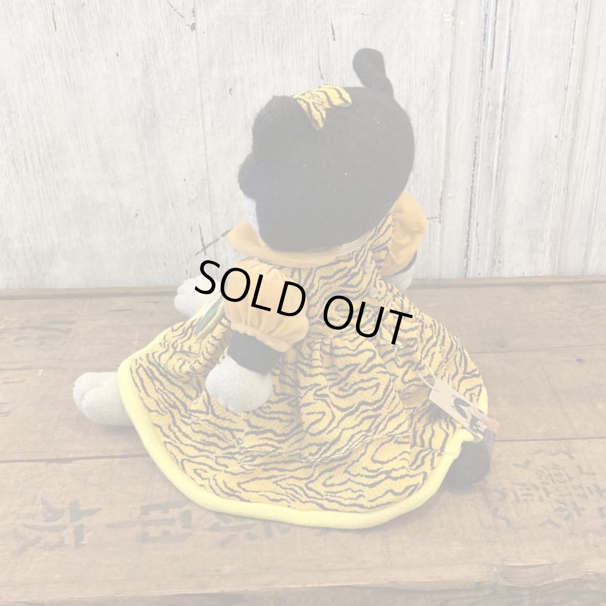 画像5: 白黒ねこ　虎柄ワンピース (5)