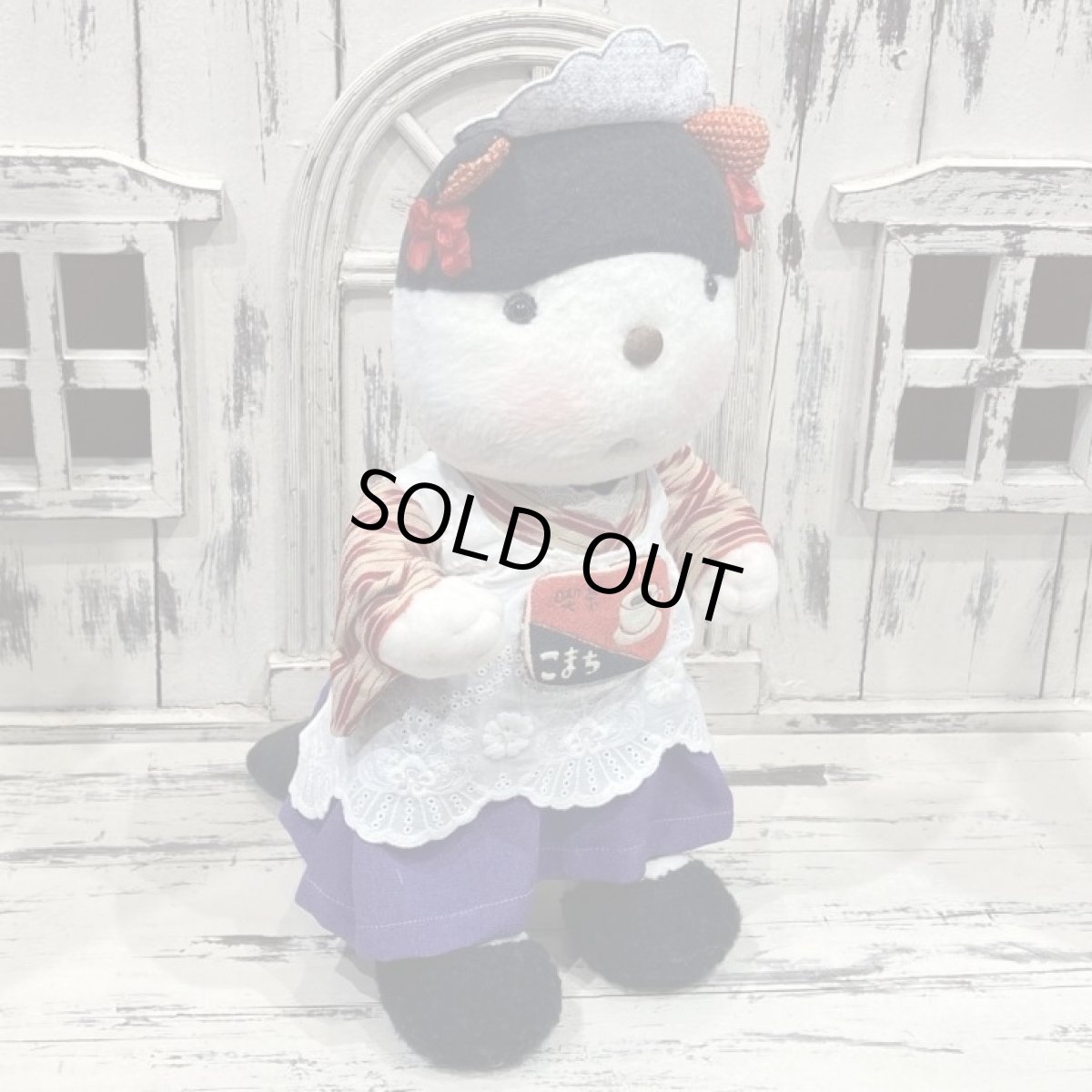 画像6: 〜当選者様専用〜なつかしこよみ2025  4月「喫茶こまち」白黒ねこ 矢絣の袴  (6)