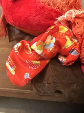 画像12: フリフリ金魚と招き猫「ようこそ」　台座付き (12)