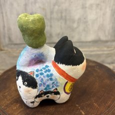 画像5: ねこはりこ　かえるのせ「紫陽花」※発送は6/13以降 (5)