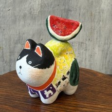 画像1: ねこはりこ　「すいか」※発送は7/12以降 (1)
