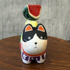 画像2: ねこはりこ　「すいか」※発送は7/12以降 (2)