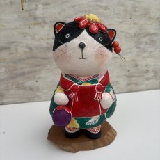 画像1: こねこねねこ わたしのきもの(台付) (1)