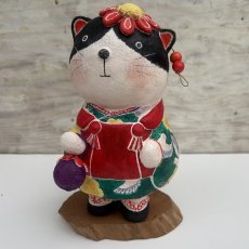 画像2: こねこねねこ わたしのきもの(台付) (2)