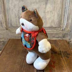 画像2: 茶ねこ　お馬ちゃんとお祝い達磨前掛け (2)