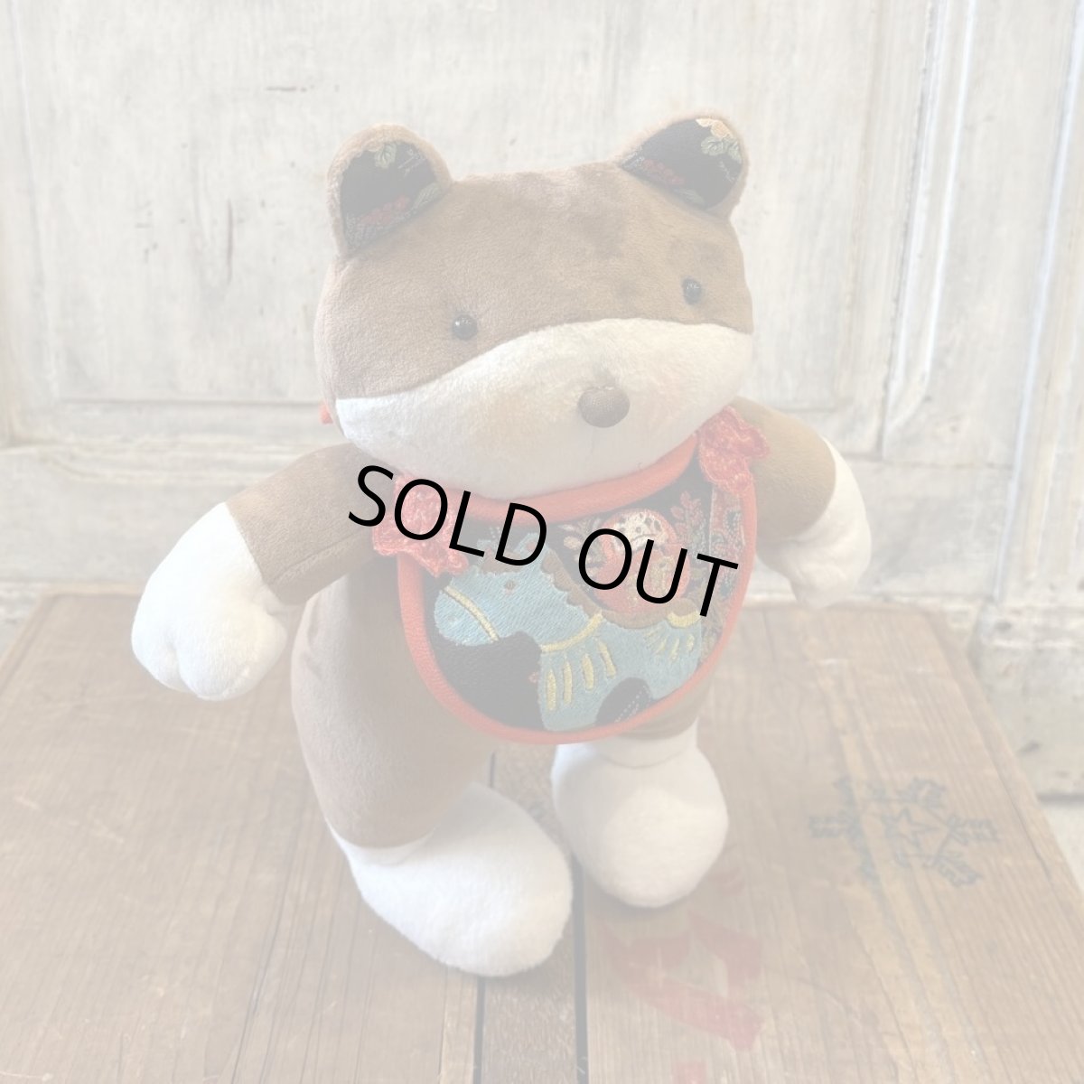 画像5: 茶ねこ　お馬ちゃんとお祝い達磨前掛け (5)