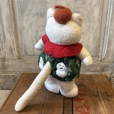 画像3: 白ねこ　雪だるまさんとクリスマス (3)